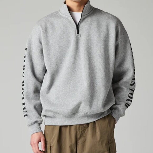 Taylor Swift The Eras International Tour Grey Quarter Zip - Picture 2 of 10